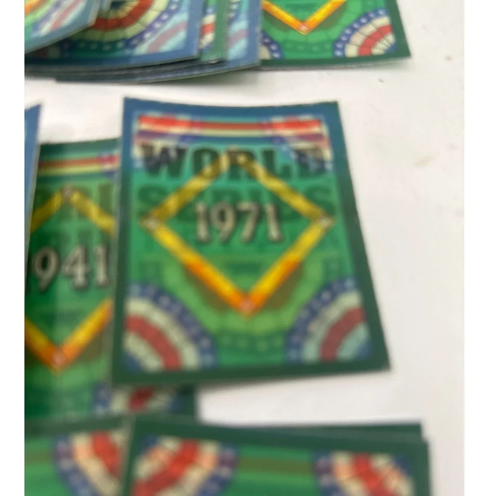 1991 Score World Series Trivia Baseball‎ Cards Lot Lenticular Motion 31 Cards